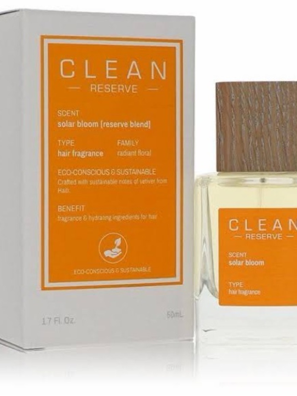 CLEAN Reserve Solar Bloom Hair Fragrance — Orange